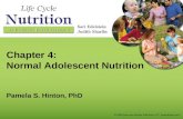 Chapter 4: Normal Adolescent Nutrition Pamela S. Hinton, PhD.