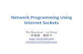 Network Programming Using Internet Sockets Wu Xuanxuan Lai Xinyu 吴璇璇 赖新宇 xuan_tju@126.com 15122211137@163.com.