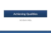 Achieving Qualities 1 Võ Đình Hiếu. Contents Architecture tactics Availability tactics Security tactics Modifiability tactics 2