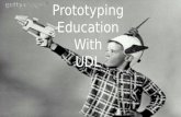 Prototyping Education With UDL. PROTOTYPING IS ALL AROUND US.