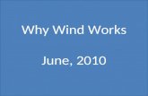 Why Wind Works June, 2010. What is the wind industry?