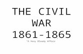 THE CIVIL WAR 1861-1865 “A Very Bloody Affair” UNION vs. CONFEDERACY.