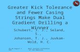 25-26 August 1999Well Control Conference of the Americas Greater Kick Tolerance and Fewer Casing Strings Make Dual Gradient Drilling a Winner Schubert,