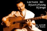 UVa cs1120 David Evans Lecture 34: Djustifying Django.