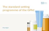 The standard setting programme of the GPhC Priya Sejpal.