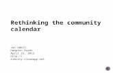 Intro Rethinking the community calendar Jon Udell Hampton Roads April 23, 2013 .