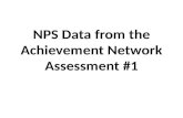 NPS Data from the Achievement Network Assessment #1.
