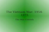 The Vietnam War: 1954-1975 The War Unfolds. VIETNAM - Beginnings The United States entered the Vietnam War to defeat Communist forces threatening South.