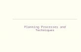 Planning Processes and Techniques. 2 Study Questions  Why and how do managers plan?  What types of plans do managers use?  What are the useful planning.