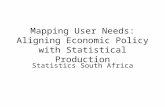 Mapping User Needs: Aligning Economic Policy with Statistical Production Statistics South Africa