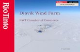 Diavik Wind Farm NWT Chamber of Commerce 4 th April 2012.