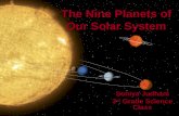 The Nine Planets of Our Solar System Soniya Judhani 3 rd Grade Science Class