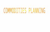 Key Lessons Learned Commodities will be pushed forward before logistical structures are in place. The critical planning factor for ordering commodities.