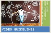 TELECENTRE.ORG FOUNDATION 3 RD ANNIVERSARY VIDEO PROJECT 2012 VIDEO GUIDELINES.