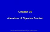 Alterations of Digestive Function Chapter 39 Mosby items and derived items © 2010, 2006 by Mosby, Inc., an affiliate of Elsevier Inc.