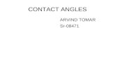 CONTACT ANGLES ARVIND TOMAR Sr-08471. Contact angle.