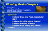 Flowing Grain Dangers Sponsors: Indiana Grain and Feed Association ISDA Indiana Corn Marketing Council Indiana Soybean Alliance Indiana Rural Safety and.