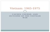 CAUSES, COURSE, AND OUTCOME OF THE VIETNAM WAR Vietnam: 1945-1975.