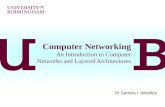Computer Networking An Introduction to Computer Networks and Layered Architectures Dr Sandra I. Woolley.