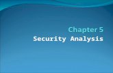 Security Analysis. Learning Goals Analyzing shares based on Economic, Industry and Fundamental of the company Analyzing shares to determine WHAT shares.
