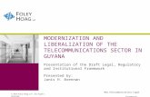 © 2014 Foley Hoag LLP. All Rights Reserved. New Telecommunications Legal Framework MODERNIZATION AND LIBERALIZATION OF THE TELECOMMUNICATIONS SECTOR IN.