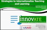 Strategies to Internationalize Teaching and Learning Lessons Learned from InnovATE Armenia  Angela Neilan, Keith M. Moore,
