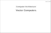 Lecture 12, Slide 1 Computer Architecture Vector Computers.