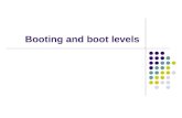 Booting and boot levels. 05/09/20152 …The Boot Process Linux uses the init command and a directory structure based on run-levels to start running the.