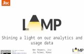 Shining a light on our analytics and usage data Ben Showers, Jisc Joy Palmer, Mimas Graham Stone, University of Huddersfield This work is licensed under.