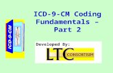 ICD-9-CM Coding Fundamentals – Part 2 Developed By: