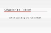 Chapter 14 – Miller Deficit Spending and Public Debt.