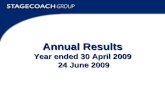 Preliminary Results 2009 Annual Results Year ended 30 April 2009 24 June 2009.