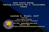 Lorelei H. Oviatt, AICP Director Kern County Planning And Community Development Department 661-862-8866 Loreleio@co.kern.ca.usLoreleio@co.kern.ca.us August.