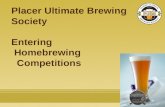 Placer Ultimate Brewing Society Entering Homebrewing Competitions.