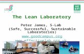 The Lean Laboratory Peter James, S-Lab (Safe, Successful, Sustainable Laboratories)  .