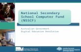 Australian Government Digital Education Revolution National Secondary School Computer Fund (NSSCF)