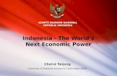 Indonesia - The World’s Next Economic Power Chairul Tanjung Chairman of National Economic Committee (KEN) KOMITE EKONOMI NASIONAL REPUBLIK INDONESIA July.