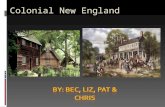 Colonial New England. Purpose For Education  In the New England colonies education was used by the Puritans to teach Scripture.  Predominantly wealthy.