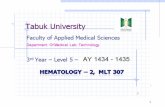 1. Etiology, genetics and classification of hematological malignancies By/ Mr. Waqqas Elaas; M.Sc; MLT 2.