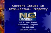 1 Current Issues in Intellectual Property 112 S. West Street Alexandria, Virginia 703-548-6284 .