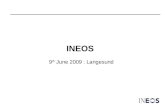 INEOS 9 th June 2009 : Langesund. 2 Agenda  Impact of the recession on European Petrochemicals  INEOS response to recession  INEOS & Skanled  Future.