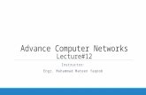 Advance Computer Networks Lecture#12 Instructor: Engr. Muhammad Mateen Yaqoob.