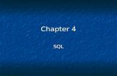 Chapter 4 SQL. SQL server Microsoft SQL Server is a client/server database management system. Microsoft SQL Server is a client/server database management