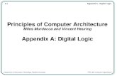 A-1 Appendix A - Digital Logic Department of Information Technology, Radford University ITEC 352 Computer Organization Principles of Computer Architecture.