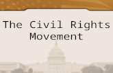 The Civil Rights Movement. Positive acts of government that seek to make constitutional guarantees a reality for all people….  No discrimination on basis.