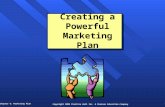 Chapter 6: Marketing Plan 1 Copyright 2005 Prentice Hall Inc. A Pearson Education Company Creating a Powerful Marketing Plan.
