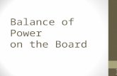Balance of Power on the Board 1. Board and C.G. It is often believed, by stakeholders, social scientists and the regulators alike, that the key to good.