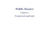 PSE – Public Finance – Sandrine Duchêne 1 Public finance Course 1 Framework and tools.