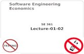 Software Engineering Economics SE 361 Lecture-01-02.