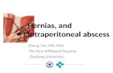 Sheng Yan MD, PhD The First Affiliated Hospital Zhejiang University Hernias, and Intraperitoneal abscess.